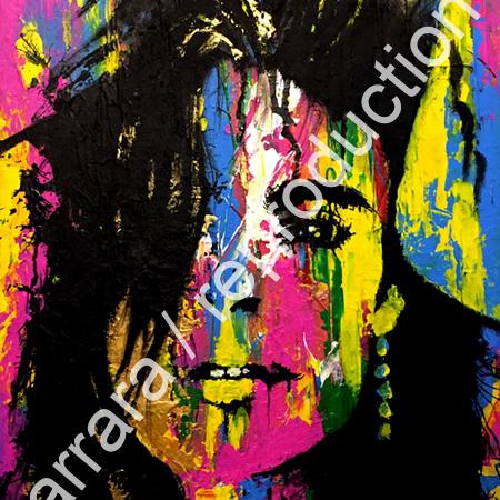 eric carrara artiste peintre corse, toile : l'amour