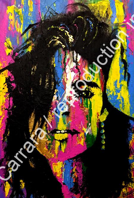 eric carrara artiste peintre corse, toile : l'amour