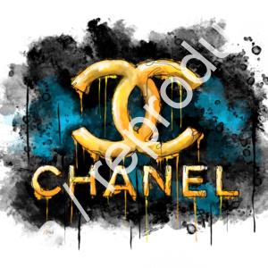 eric carrara artiste peintre corse, toile : chanel