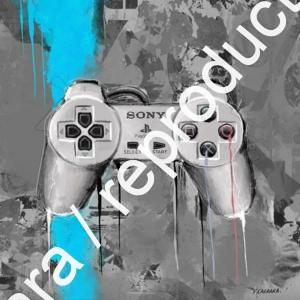 eric carrara artiste peintre corse manette playstation